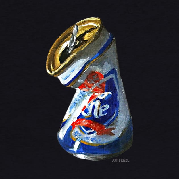 Old Crushed Beer Can Style by easleyzzi